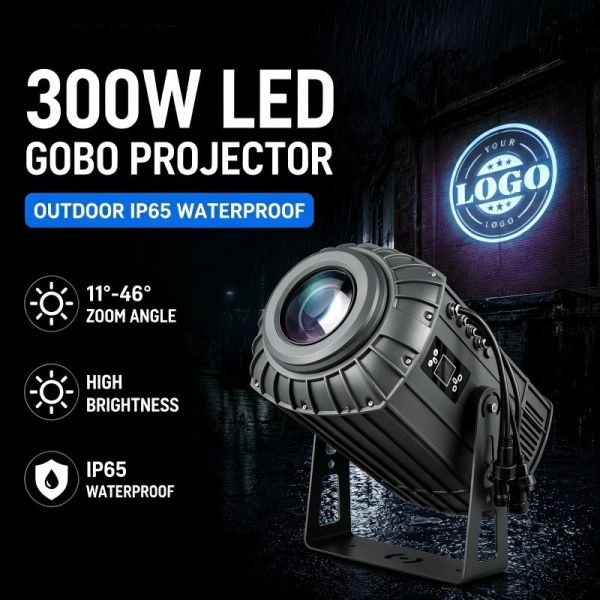 High Quality China LED Zoom Gobo Pattern Projector for Advertising Lights