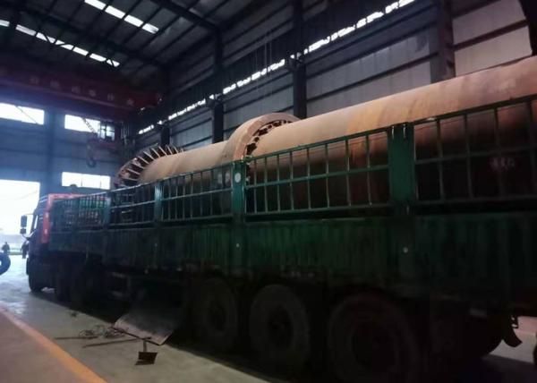 Cement Incinerator DRI Sponge Iron 350 Tpd Rotary Kiln