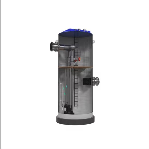 High Capacity GRP/FRP Integrated Precast Pump Station For Sewage Treatment Plant High Head Long Life