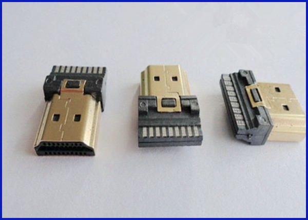 USB 3.0 B male solder type HDMI 19P Connector