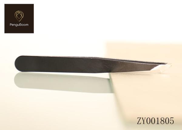 Pointed Slant Tip Facial Hair Removal Tweezers Stainless Steel Wig Tools