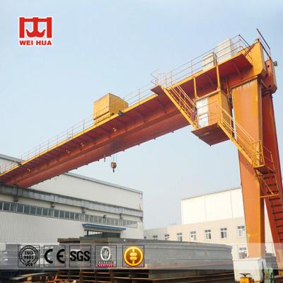 A Frame Semi Gantry Crane With Electric Hoist Trolley 5 Ton