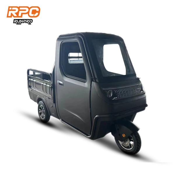 1 passageiro 1KW-2.5KW Triciclos pesados grandes com carga de 3 rodas e energia elétrica