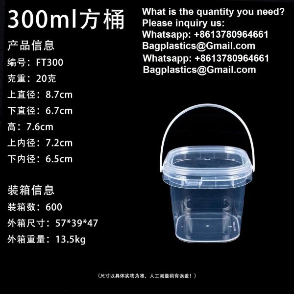Pail With Handle, Plastic Cup, Plastic Bowl, Plastic Container, Plastic Pail, Plastic Container, Deli Container, Paint Pail