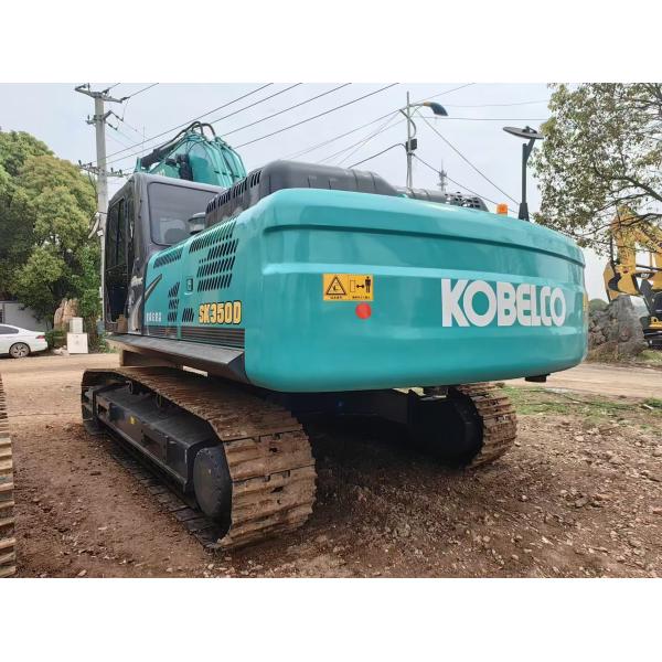 35T Kobelco Excavator Used Sk350 36100kg Excavator Construction Machine