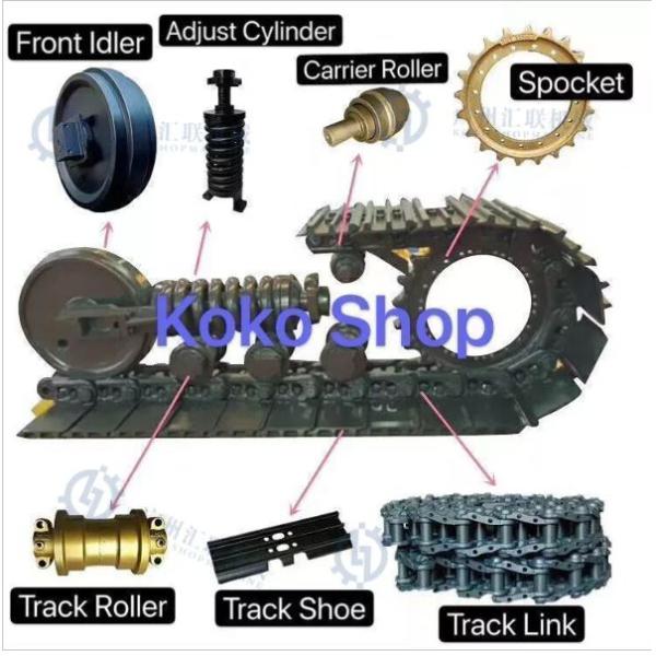Связь следа частей запасной части R290-3 Assy собрания Undercarriages экскаватора стальная