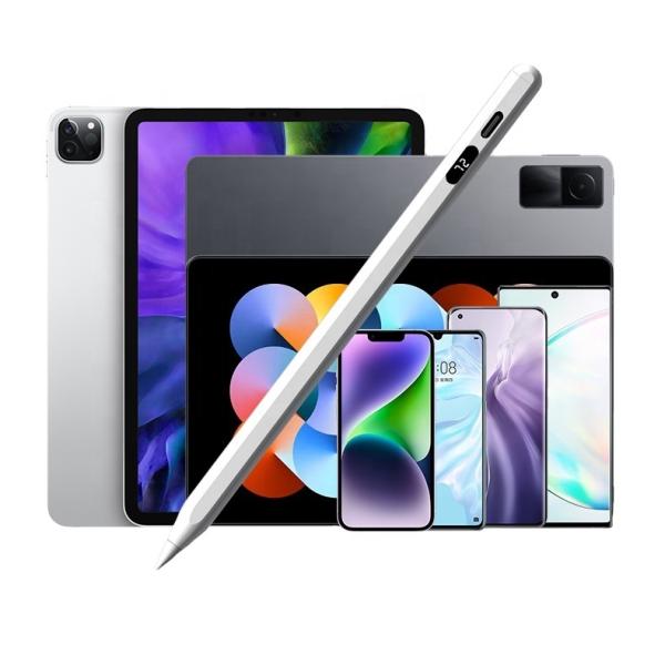 Palm Rejection 180mAh Battery Magnetic Stylus Pen 6mm Tip Length