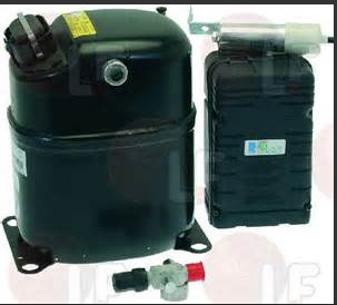 Tecumseh Lunite AE4460Z-FZ1C 1 Phase Refrigeration Scroll Compressor R404A