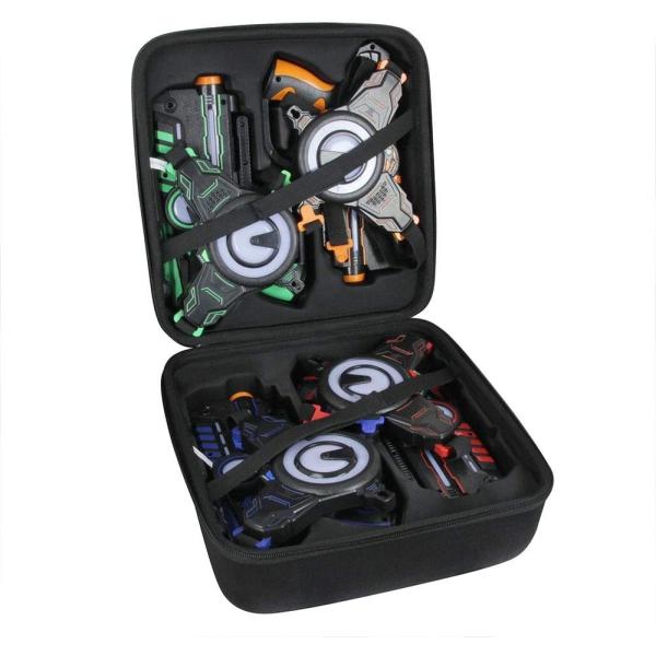 12.5x7 Inch Zipper EVA Hard Case For carrying Infrared Laser Tag