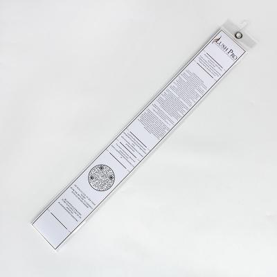 Custom Clear PVC Plastic hair extensions bags packaging With Snap Fastener
