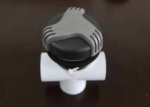 100% Shut Off 3 Way Single Port Hot Tub Air Control Valve , Gate Valves For PVC Pipes