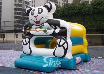 O salto inflável da panda interna abriga mini castelos de salto para a venda