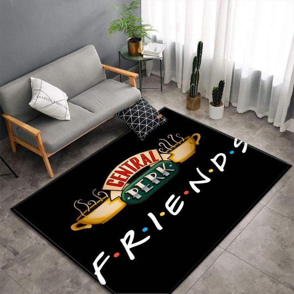 Landscape Cartoon Bedroom Floor Carpets Rug Under Dining Table Machine Washable