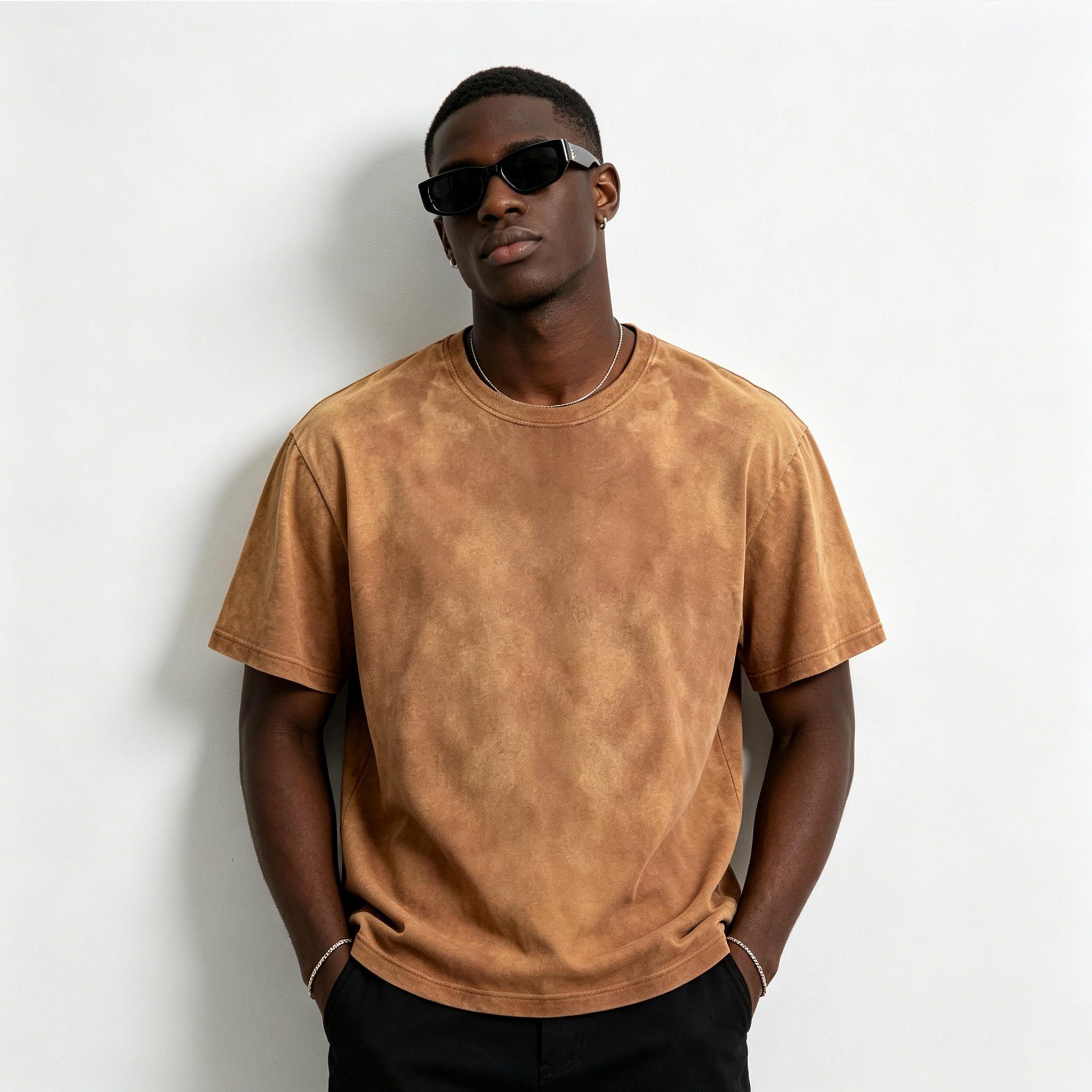 Relaxed Men's Custom Polo Shirts 180G 100 Cotton Polo Shirt Wrinkle Resistant