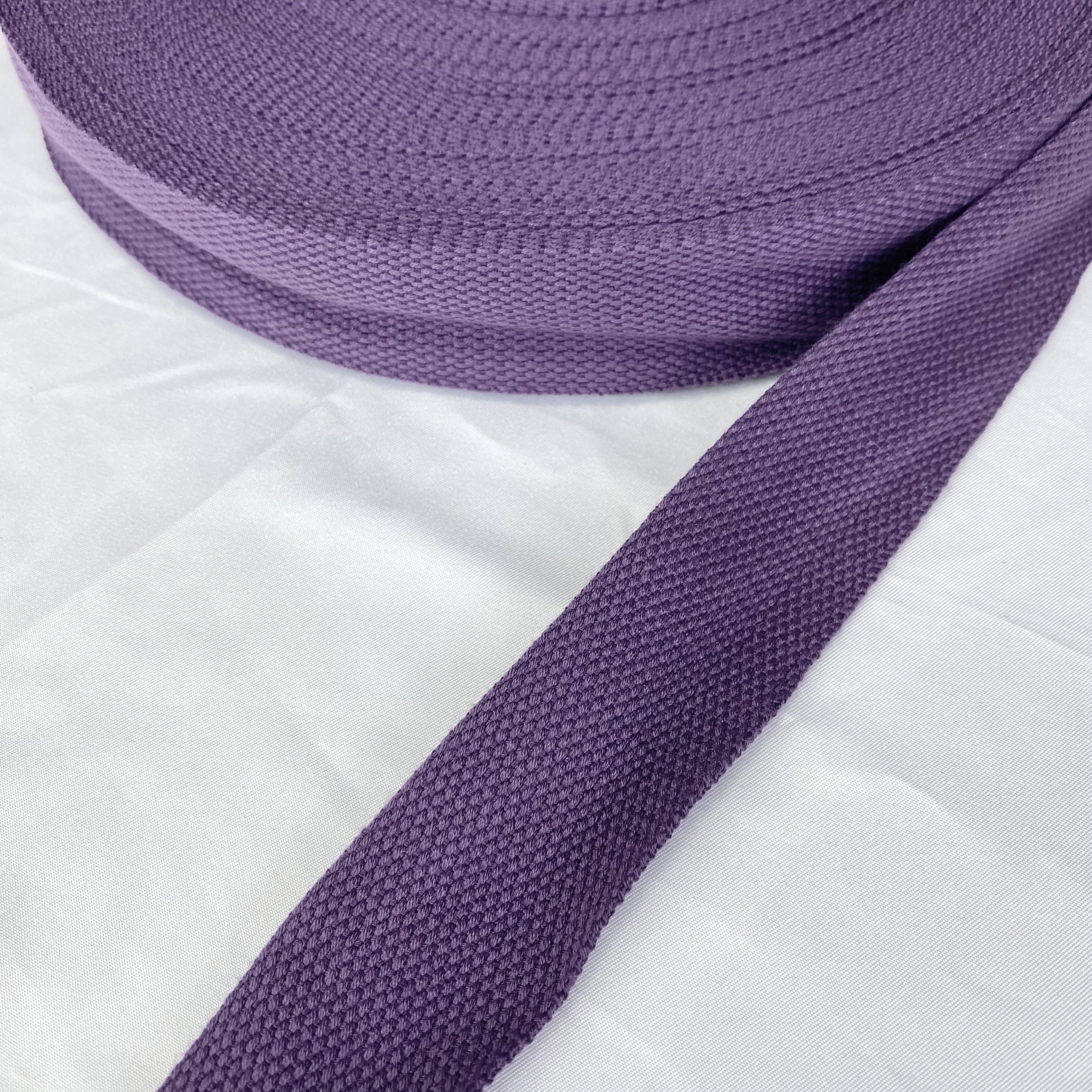 Soft bead Polyester-cotton webbing in a variety of colors Dupont Tote bag strap Textiles