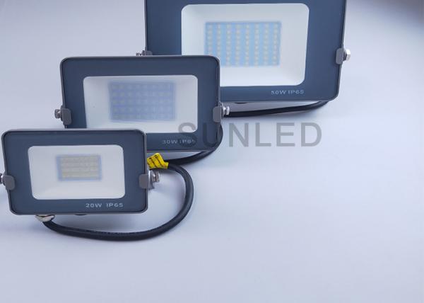 IP65 luz de inundação do diodo emissor de luz de 50 watts, luzes de inundação exteriores do diodo emissor de luz 220*150*23mm