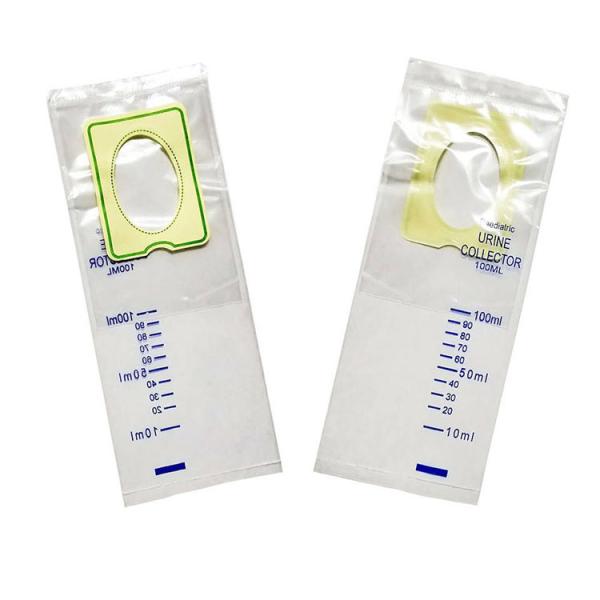 Bolsa coletora de drenagem de urina para bebês material de PVC de grau médico