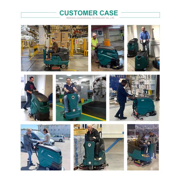 Walk Behind Floor Scrubber Smart Adjustable Handle for Custom Grip & Improved Operator Comfort at Work