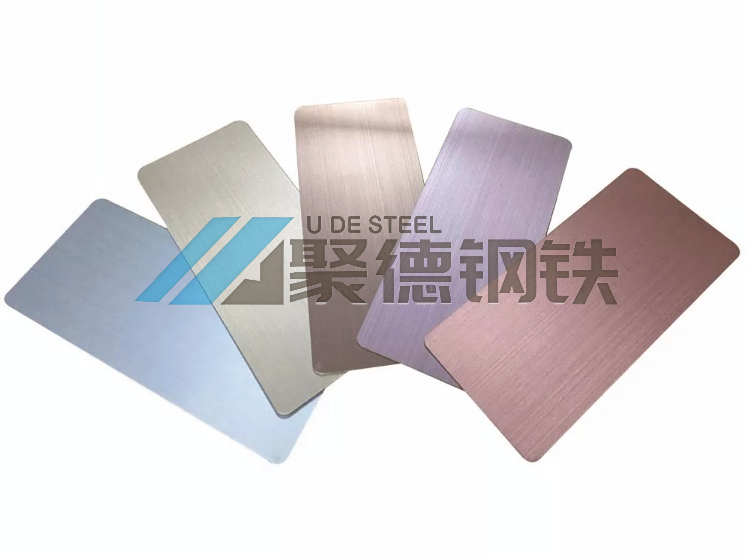 201 304 Brushed Stainless Steel Sheet with PVD Coating and High Corrosion Resistance in 0.3-3mm Thickness