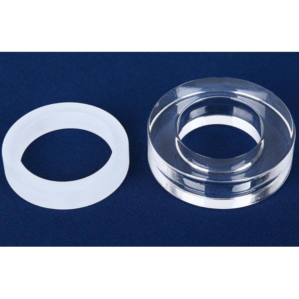 Slotted Perforated Quartz Flange Ring  AR Coating