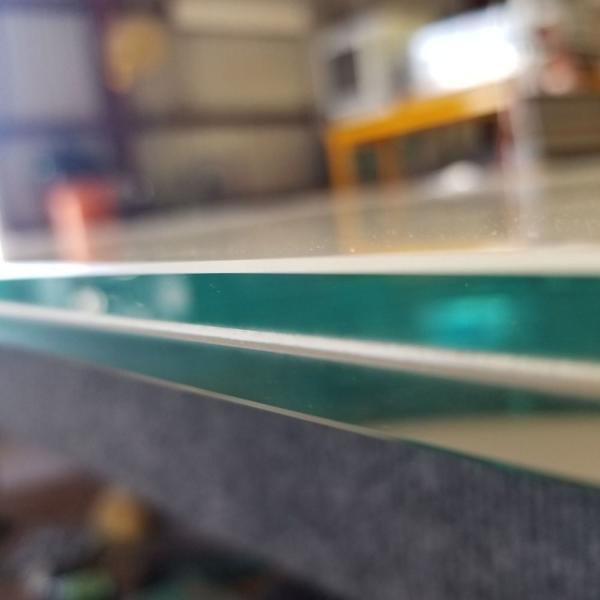 10.38mm PVB Film Laminated Glass for Tennis Court Roof Railing and Tempered Board