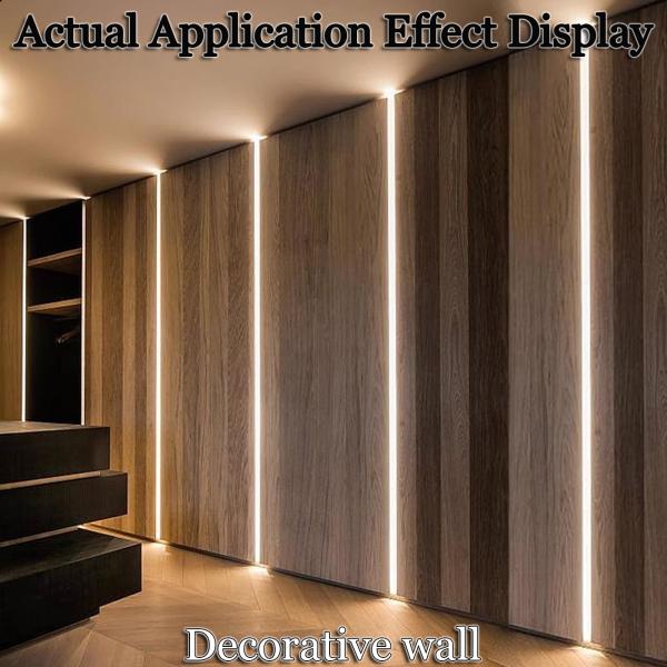 Встроенный Алюминиевый Сплав Световой Трах Форма U Для Светодиодного Светового Полоса Линейный Свет