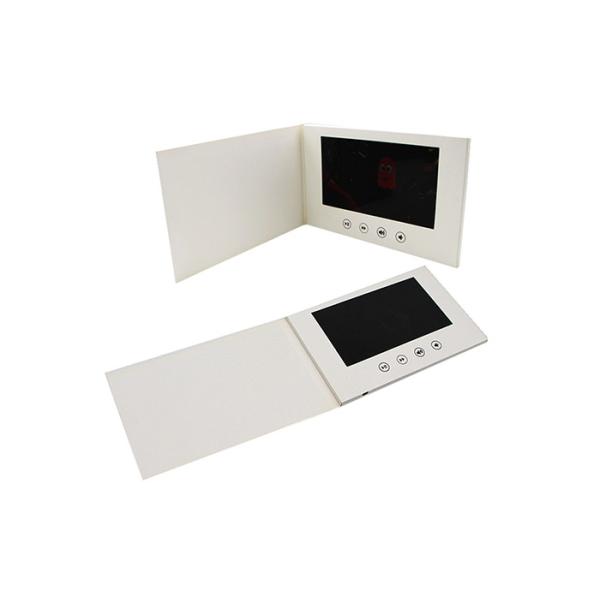 Advertising Invitation Bespoke Video Brochures With Rechargeable Battery