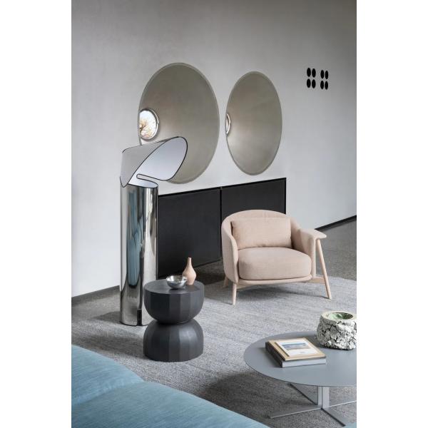 Creative Wooden Occasional Side Table Modern Hotel Accent Low Tables