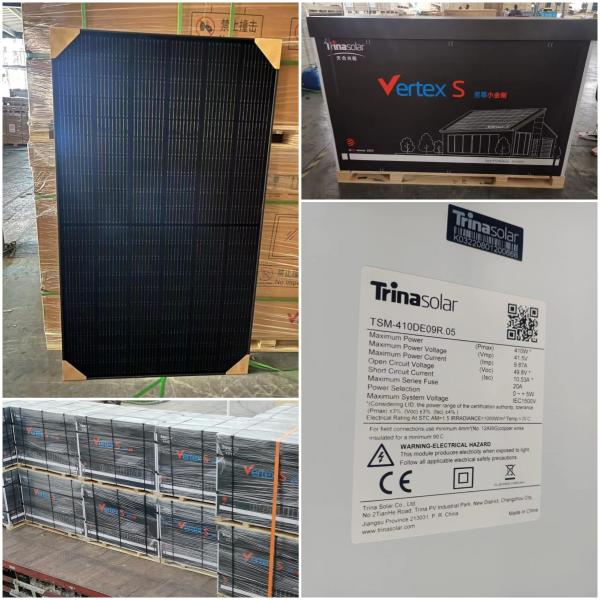 Flexible Trina Vertex S TSM-DE09R.08 Mono PV Solar Panels for Residential Applications