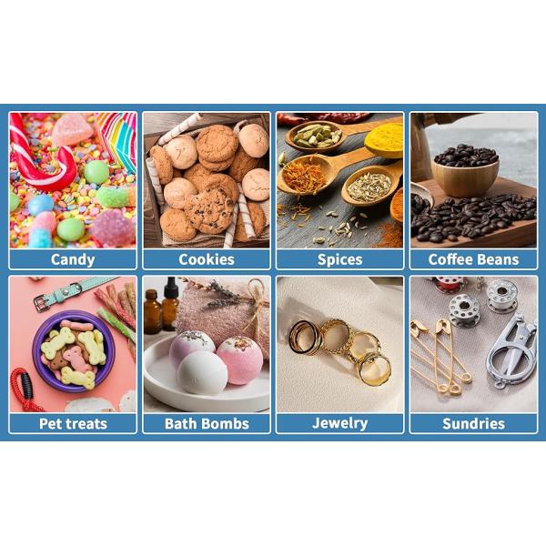 Matte Gold Stand Up Bags Smell Proof Resealable Bags, zip Sealable Foil Packaging Bags