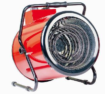 Industrial Electric Fan Heaters Vertical Type Stainless Steel Heating Tube