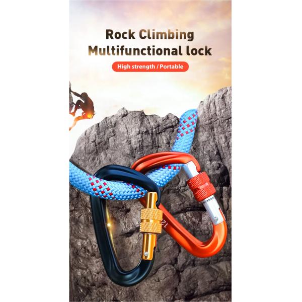 Electrolytic Treatment Finish Climbing Hook Must-Have for Hikers and Rock Climbers