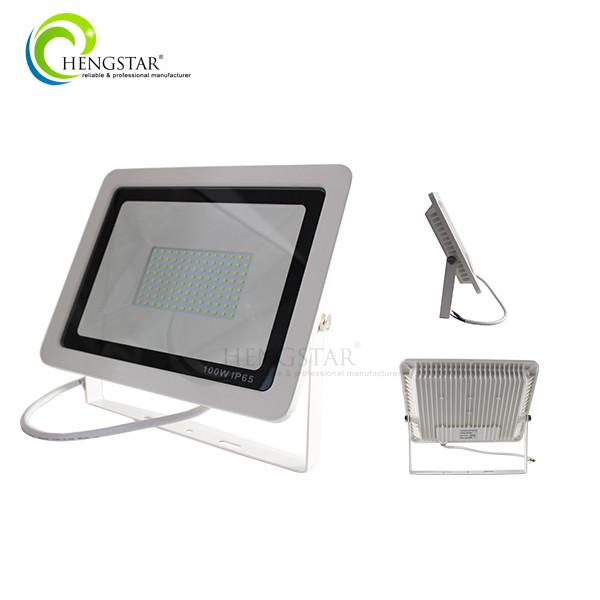 À prova de água ultra fino 50W 100W 150W 100LM/W da luz de inundação IP65 do diodo emissor de luz de Smd