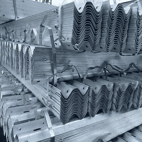 AASHTO M-180 Standard Highway Guardrail with Bullnose Terminal End Hot Dip Galvanized