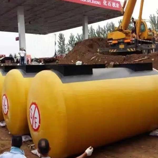 5-200m3 Bulk Oil Storage Horizontal Fiberglass Large Tank Underground