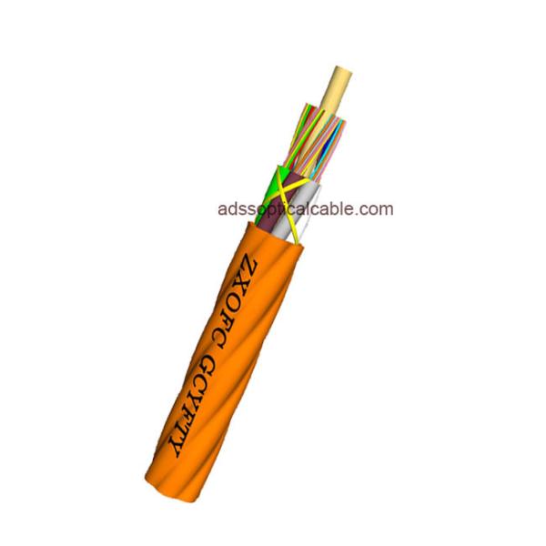 Cabo livre de gel de MicroDuct encalhado, 12 24 48 cabo de fibra óptica GCYFTY