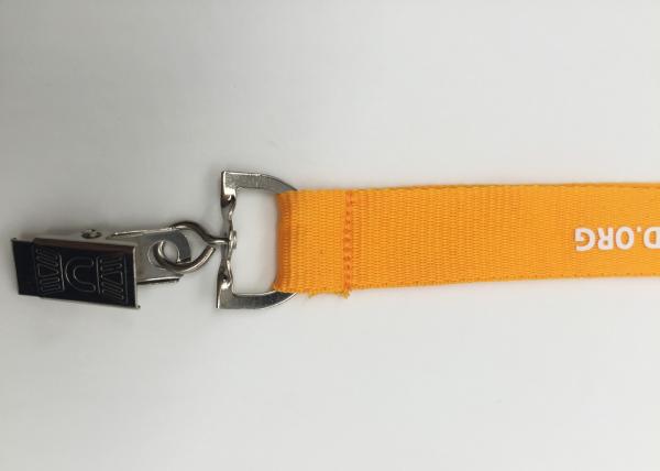 2.0 CM Silk-screen printed Polyester lanyards with any color and any Custom Logo printing