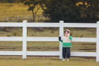 Weather-Resistant PVC Horse Farm Fence 3 Rails 4 Rails