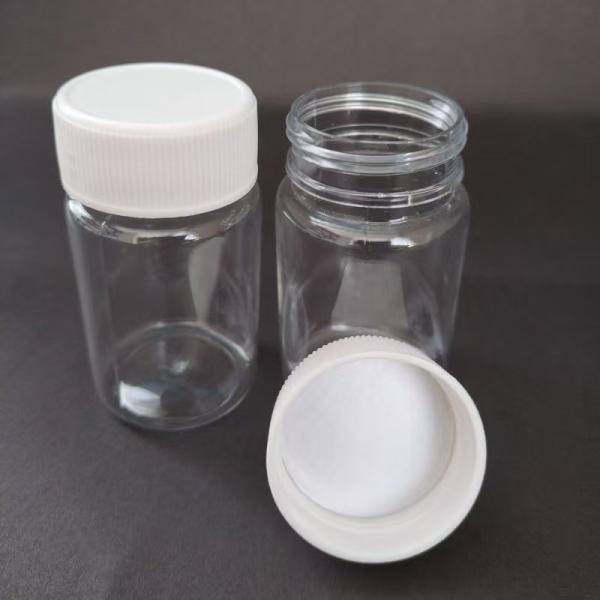 30ml PET Clear Tablet Capsule Pharmaceutical Plastic Packaging Plastic Capsule Bottle With Cap