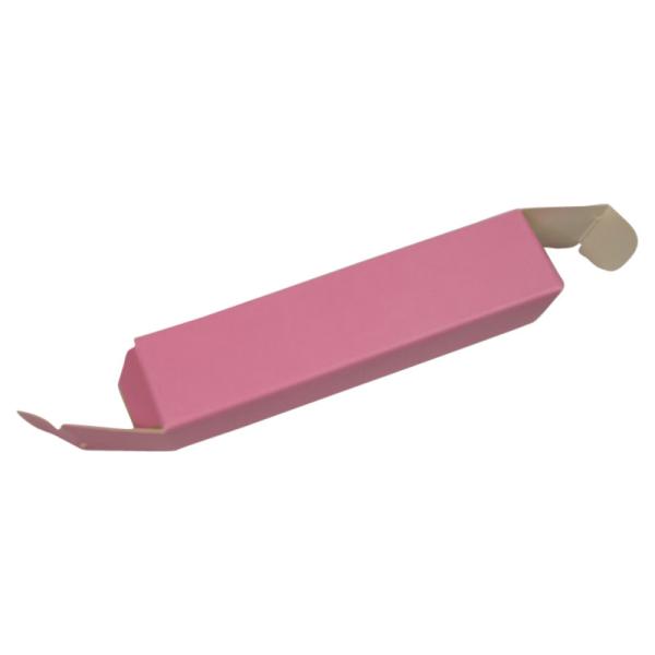 Luxury Custom Printing Pink Fold Cosmetics Lip Gloss Packaging Lipstick Paper Box With Heart Shape
