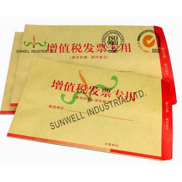 Glossy Finish Custom Printed Envelopes , Personalized Business Envelopes