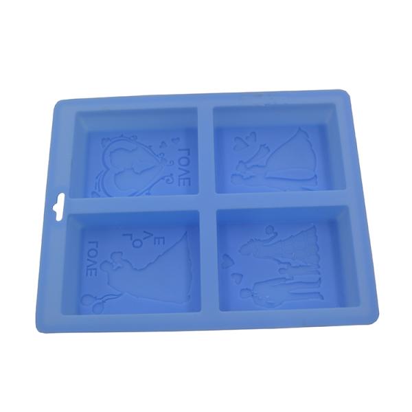 El nuevo diseño modifica el molde del jabón para requisitos particulares del silicón de la cavidad de la categoría alimenticia 4 sostenible