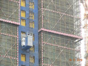 Passageiro alto de controle remoto das torres 250m e grua material