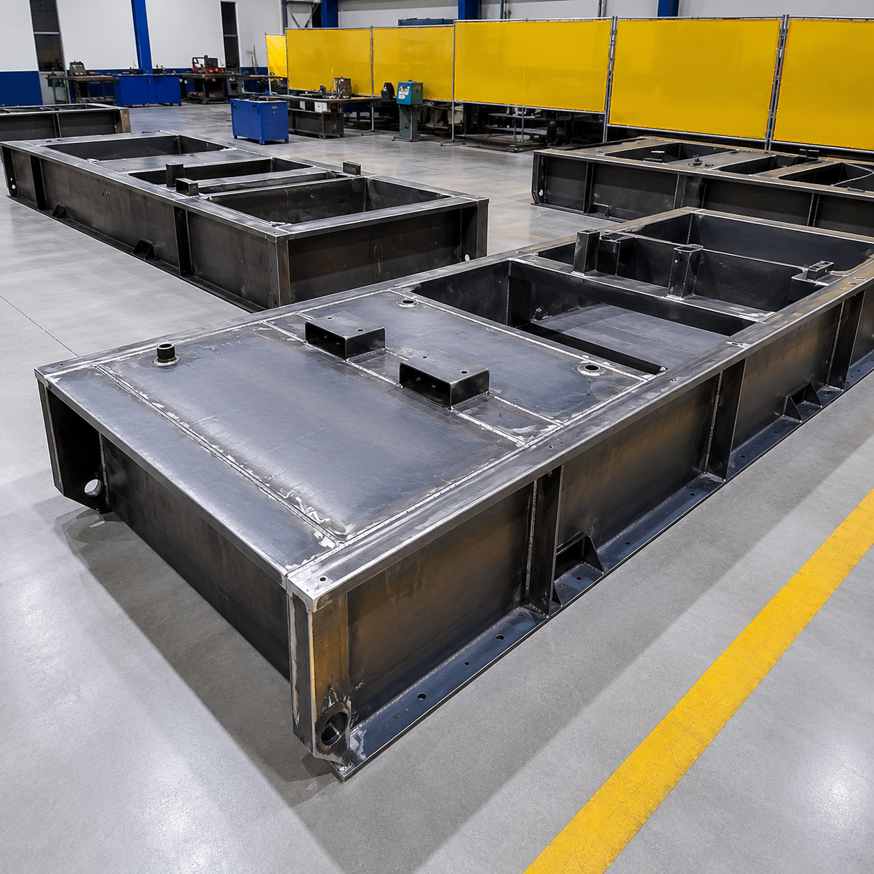 Abrasion Resistant CNC Sheet Metal Fabrication Heavy Load Custom Sheet Metal Parts For Heavy Mining Machinery Applications