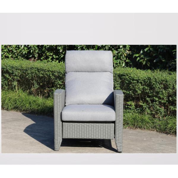 Modern Recliner Dual For Sitting Lying Functional Rattan Sofa Set Furniture