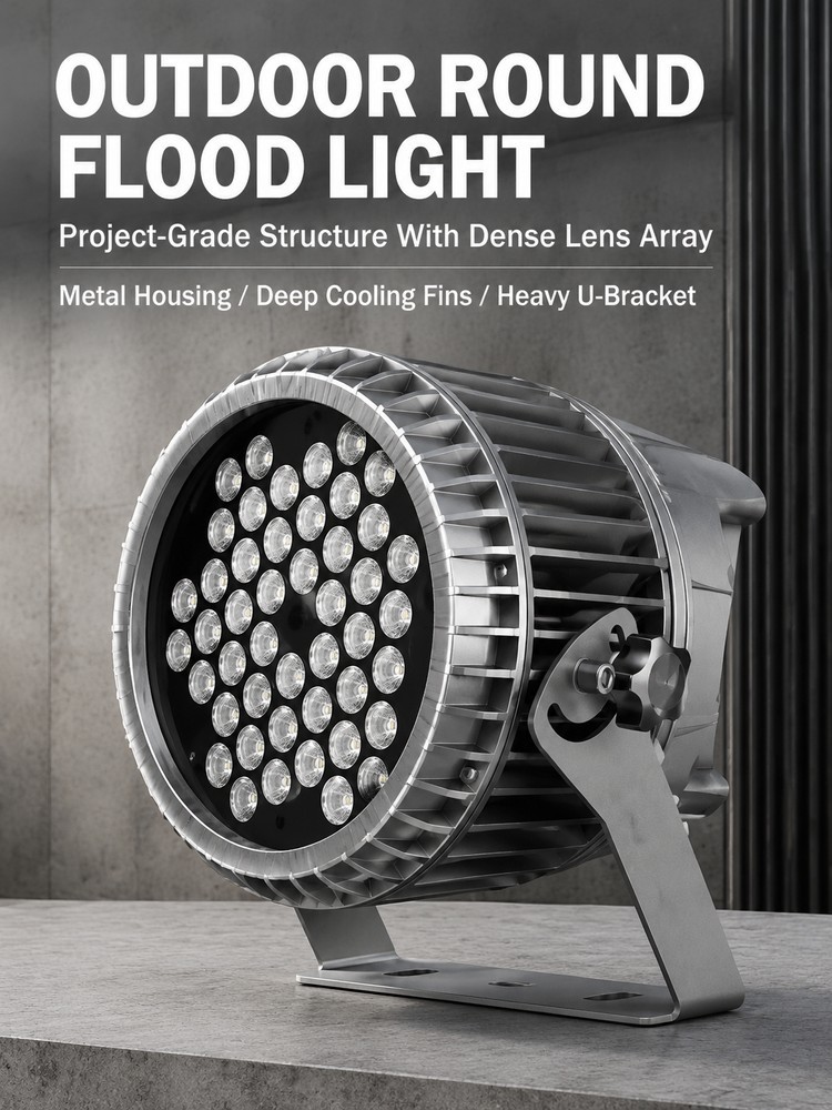 Industrial LED Floodlight Powerful Illumination Rugged Heat Sink Design For Factory Warehouse