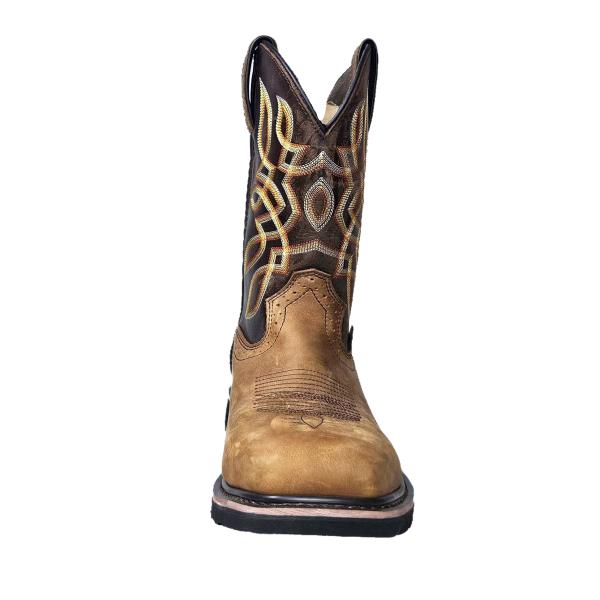 Cowboy Square Steel Toe Spange Lining Goodyear Protection Footwear Perfect Sector
