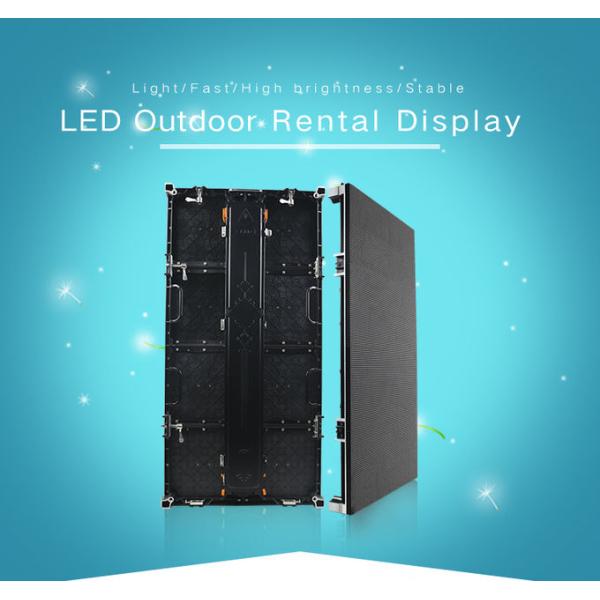 P4.81mm Rental Outdoor Full Color LED Display Cabinet Size 500x1000mm 500x500mm,5000brightness