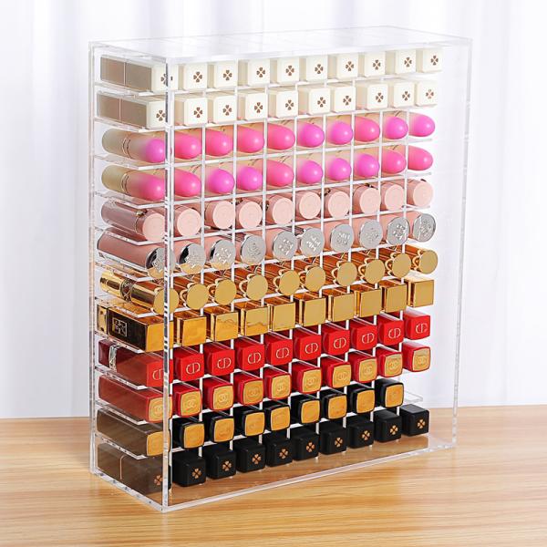 Cupcake Cosmetic Display Cabinet Lipstick Organizer Stand Rack