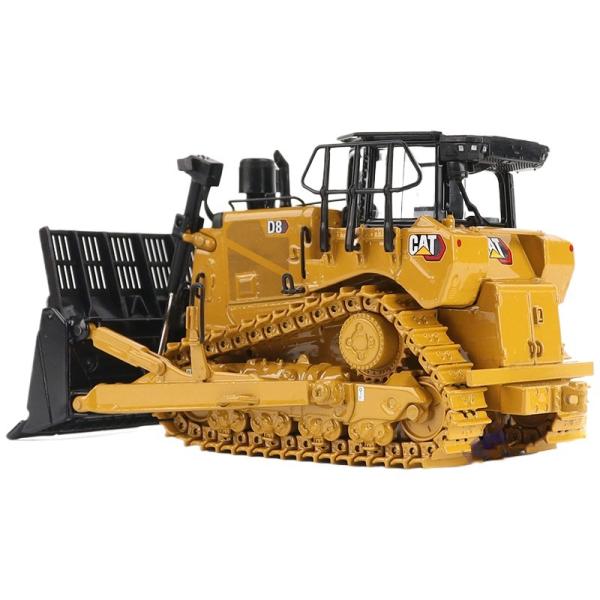 Heavy Duty D8 Dozer Bulldozer with Scraper Attachment 1/50 Scale Diecast Alloy Model 85758